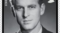 2nd Class HRH Prince Philip stamp showing a photograph of the Duke of Edinburgh taken by the photographer Baron 