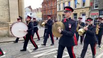 3 REGIMENT ARMY AIR CORPS Freedom Parade celebrations were watched by many spectators in Bury St Edmunds 31032022 CREDIT BFBS.jpeg