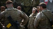 Princess Anne at Salisbury Plain training area