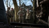 Princess Anne at Salisbury Plain training area