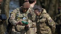 Princess Anne at Salisbury Plain training area