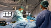 The surgery room in the Balkan Medical Treatment Facility (BMTF) (Picture: MOD)