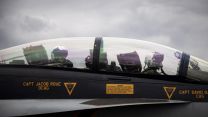 The F/A-18F Super Hornet gears up to take flight