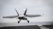 The aircraft has a top speed of approximately Mach 1.6, which translates to around 1,190 miles per hour