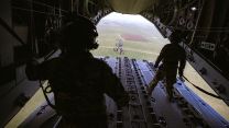 Largest UK military parachute drop in a decade takes place on Salisbury Plain