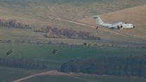 Largest UK military parachute drop in a decade takes place on Salisbury Plain