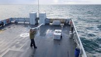 700X Naval Air Squadron has been conducting training with the Puma aircraft on HMS Mersey