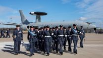 8 Squadron personnel marking the retirement of the E3D Sentry 28092021 Credit MOD Crown Copyright.jpg