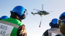 825 Sqn Wildcat prepares to touch down on flight deck HMS Prince of Wales 31012022 CREDIT NAVY MOD.jpg