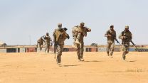 Cpl Chris Young, one of the UK instructors said “We’re here to help the Iraqis improve their own security. We teach them really important skills that are there to increase their survivability. In the end of the day it really is life or death for these guys.”