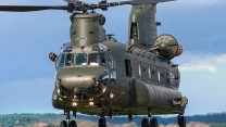 A Chinook HC3 helcopter from RAF Odiham