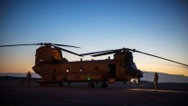 A Chinook HC3 helcopter from RAF Odiham