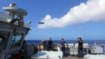 A New Zealand Maritime Patrol Aircraft passes by HMS Spey 25082022 CREDIT Royal Navy, MOD.jpg