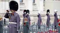 A bugler performs the Last Post and Reveille at the Cenotaph in London on Armistice Day 2020 (Picture: MOD).