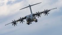 The RAF's A400M Atlas was also involved in the air displays (Picture: MOD). 