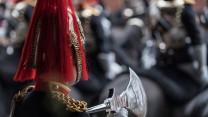 Queen's Cavalry inspection 