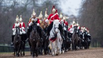 Queen's Cavalry inspection 