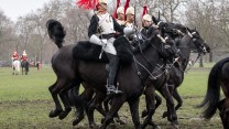 Queen's Cavalry inspection 