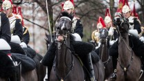 Queen's Cavalry inspection 