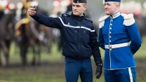 Queen's Cavalry inspection 
