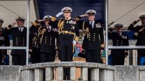 Adm Tony Radakin took the salute at BRNC welcoming new officers into the Navy & Royal Fleet Auxiliary 13042022 CREDIT NAVY.jpg