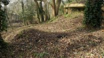 MOLA archaeologists monitored recent repair works to parts of the bunker which are above ground, principally the air vents that provided fresh air to those working beneath (Picture: MOLA)