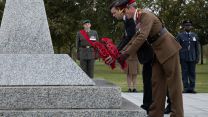 Armed Forces Minister James Heappey joins members of the UK Armed Forces to lay wreaths in memory of British personnel who died during UK military operations in Afghanistan 