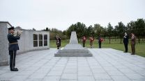 Armed Forces Minister James Heappey joins members of the UK Armed Forces to lay wreaths in memory of British service personnel who died during British military operations in Afghanistan 