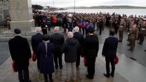 Armed Forces personnel deployed to Falklands paid tribute to the service personnel who died defending the Falkland Islands 14062022 CREDIT BFBS.jpg