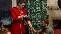 Armed Forces personnel seen here preparing for guard vigil at Westminster Palace in London 15092022 CREDIT MOD Crown Copyright.jpg