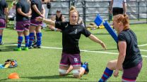 Army and Wales star Bethan Dainton prepared for the game and is expected to be a key player for UKAF in the tournament Credit Alligin Photography Date 11102022.jpg 