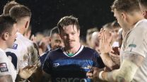 As always with military sport, respect was shown between the two opponents at full time. Credit Alligin Photography Date 13092022