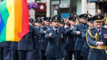 Aviators from RAF LGBT took part in a London pride parade celebrating diversity and inclusion 02062022 CREDIT RAF.jpg