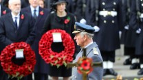 Prince Charles during Remembrance Sunday 2017 at Cenotaph - CREDIT: MOD