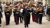 Band and parade march during 2 Signal Regiment York Freedom Parade 19052022 CREDIT MOD Crown Copyright.jpg