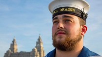 Bearded Royal Navy Sailor From HMS Dragon 