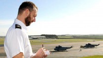 Bearded Royal Navy Sailor At HMNS Yeovilton 