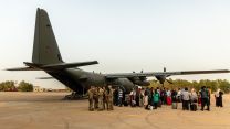British Nationals seen here about to board an RAF aircraft, after being evacuated from Sudan 26042023 CREDIT MOD Crown Copyright.jpg