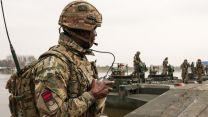 British Troops 23 Amphibious Engineer Squadron and their M3 Amphibious Bridging Vehicles work alongside allies to conduct rehearsal vehicle river crossing 03032024 CREDIT MOD.jpg