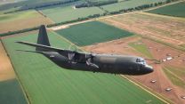 C-130J Hercules during QPJ Flypast Rehearsal over RAF College Cranwell 24052022 CREDIT MOD Crown Copyright.jpg