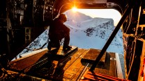 View From The Back Of A Chinook On Exercise Clockwork