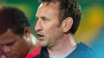 Captain Mal Roberts picked his team up after the defeat with a rousing team talk Credit Alligin Photography DATE 13042022.jpg 