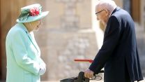 The veteran said he was "absolutely overawed" after being knighted (Picture: PA).