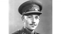 Captain Tom Moore in military uniform 
