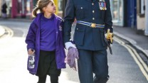 Serviceman & Daughter