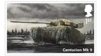 Centurion Mk 9 stamp British Army vehicle commemorative stamps 26082021 CREDIT ROYAL MAIL