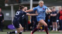 Carys Williams attacks against the Navy for the RAF Women Credit Alligin Photography Date 09042022.jpg 