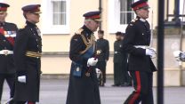 Charles attends first Sovereign's Parade as King at Sandhurst 140323 CREDIT BFBS