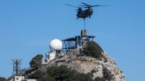 Chinook CH47 Helicopter delivers radar components to Rock of Gibraltar 10032022 CREDIT RAF MOD.jpg 
