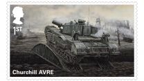 Churchill AVRE stamp British Army vehicle commemorative stamps 26082021 CREDIT ROYAL MAIL